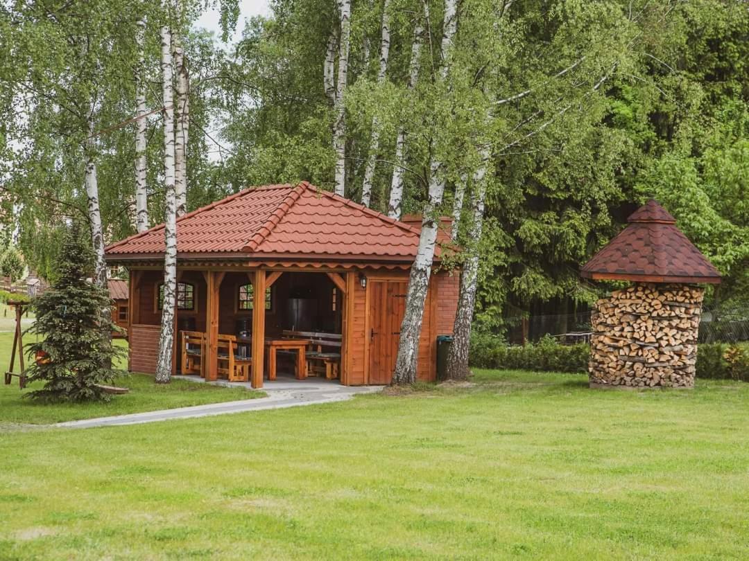 Domki Nad Jeziorem Kolonia Rybacka Exteriör bild