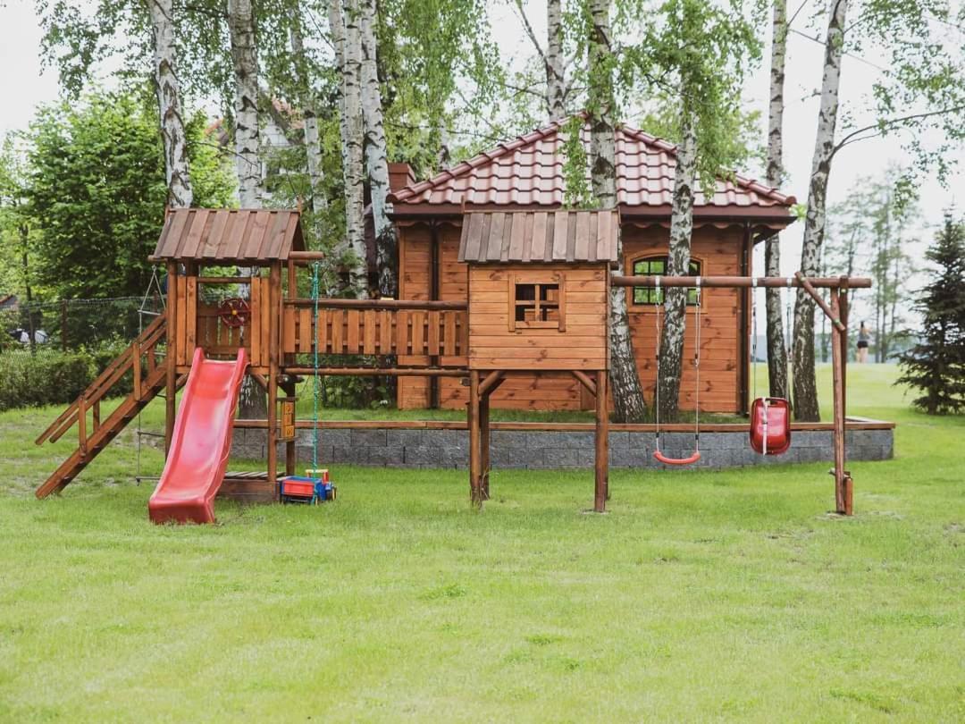 Domki Nad Jeziorem Kolonia Rybacka Exteriör bild