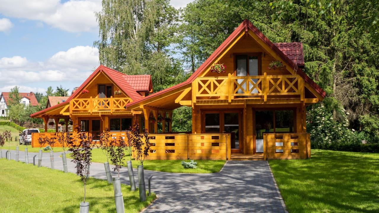 Domki Nad Jeziorem Kolonia Rybacka Exteriör bild